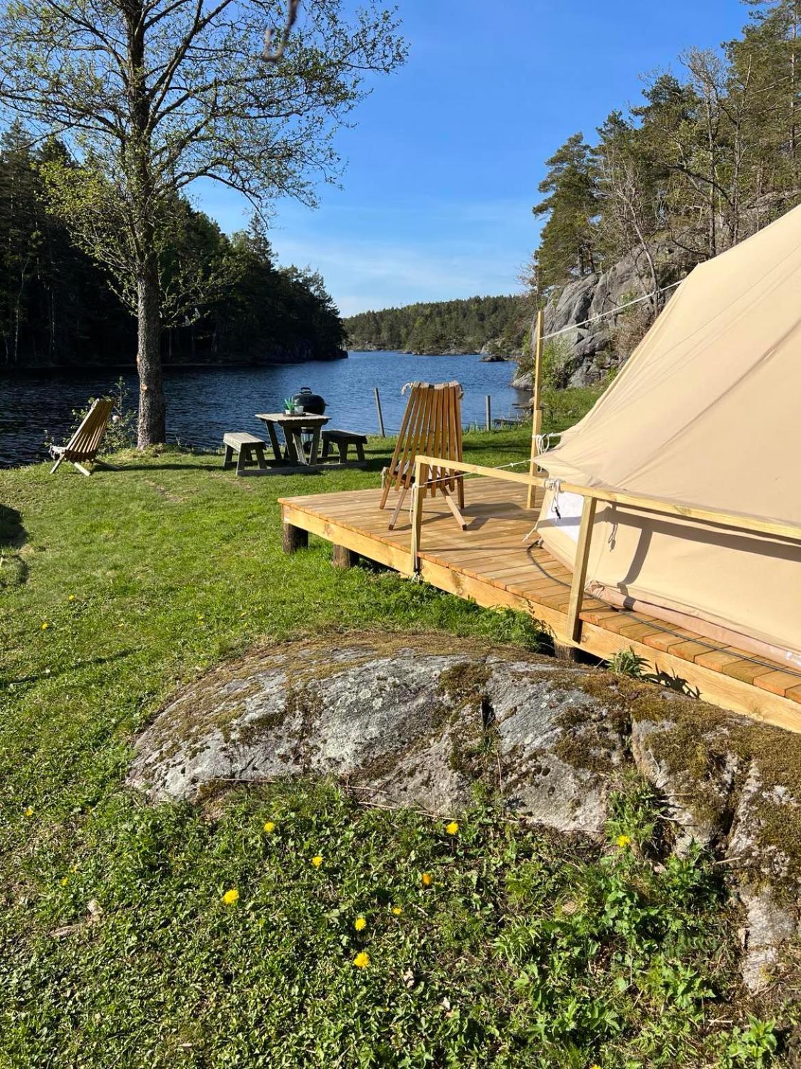 Hotel Hommen Gard Glamping Risør Zewnętrze zdjęcie